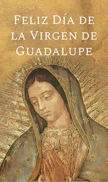 Feliz da de la Virgen de Guadalupe